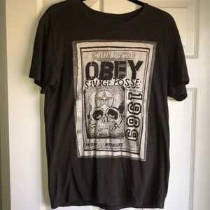 Obey Men’s Grey T-Shirt